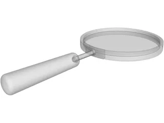 Magnifying Glass 3D Model preview
