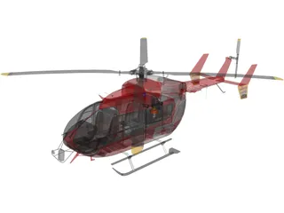 Eurocopter EC145 3D Model preview
