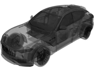 Maserati Levante (2017) 3D Model preview