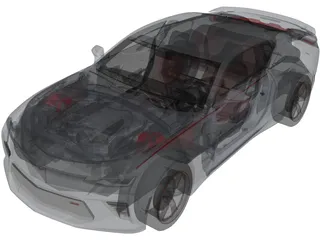 Chevrolet Camaro SS (2016) 3D Model preview