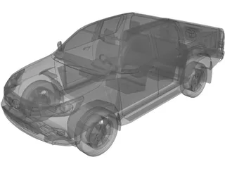 Toyota Hilux (2016) 3D Model preview