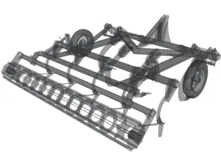 Cultivator Subsoiler 3D Model preview