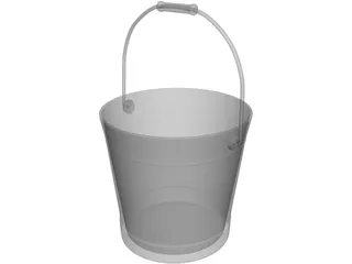 Water Bucket 3D Model preview