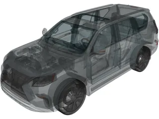 Lexus GX460 (2014) 3D Model preview