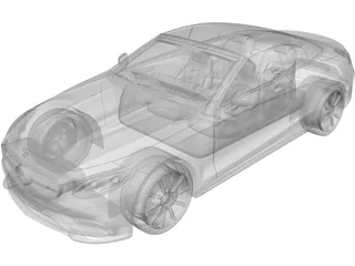 Mercedes-Benz S-Class Cabriolet (2016) 3D Model preview