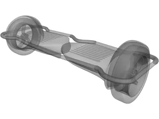 Hover Board 3D Model preview
