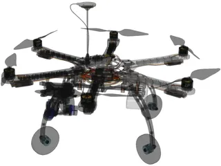 Condor Drone 3D Model preview