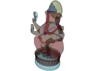 Ganesh 3D Model preview