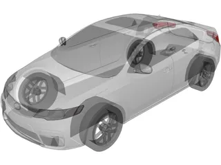 Kia Cerato (2010) 3D Model preview