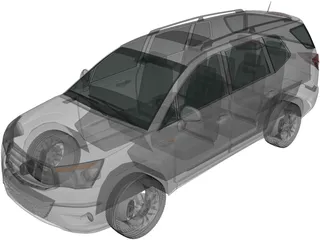 SsangYong Stavic 3D Model preview