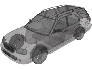 Suzuki Baleno Kombi (1999) 3D Model preview