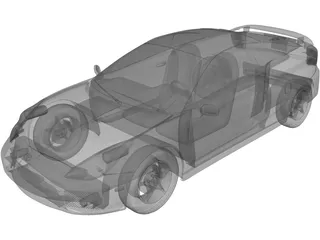 Toyota Celica GTS (2005) 3D Model preview