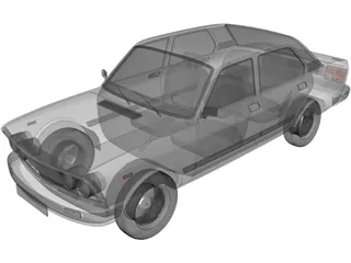 Fiat 132 (1981) 3D Model preview