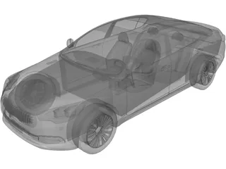 Kia Quoris 3D Model preview