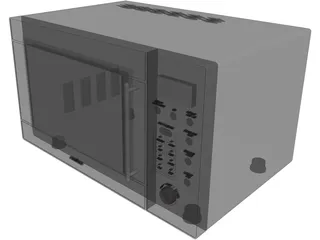 Microwave 3D Model preview