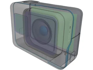 GoPro Hero 5 3D Model preview