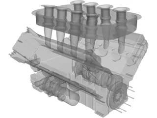 Mugen Eengine LMP1 Series 3D Model preview