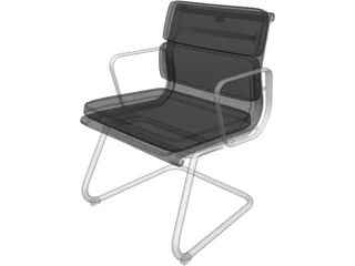 Business Class Chair 3D Model preview