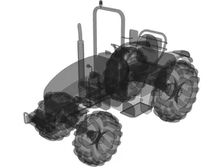Tractor 3D Model preview