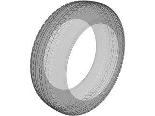 Tyre 3D Model preview