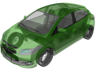 Chevrolet Onix (2015) 3D Model preview