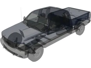 GMC Sierra Extended Cab (1999) 3D Model preview