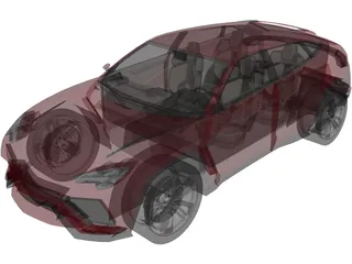 Lamborghini Urus Concept 3D Model preview