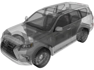 Lexus GX460 (2015) 3D Model preview