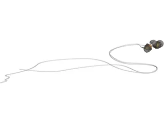 Earphones 3D Model preview