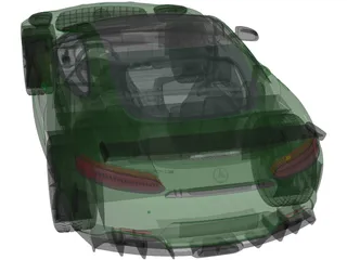 Mercedes-AMG GT R (2017) 3D Model preview