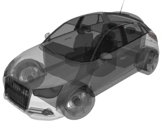 Audi A1 Sportback 3D Model preview