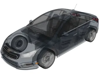 Chevrolet Cruze Sedan (2015) 3D Model preview