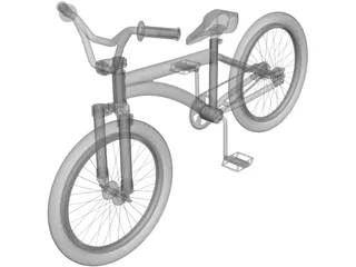 BMX GT 3D Model preview