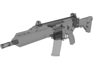 FX-05 Fusil Xiuhcoatl 3D Model preview