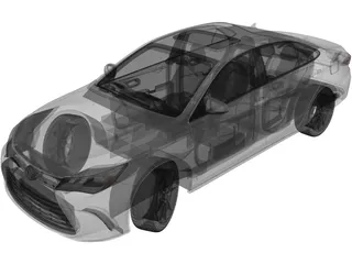 Toyota Camry (2015) 3D Model preview