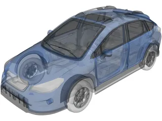Subaru XV 3D Model preview