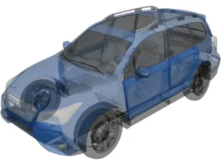 Subaru Forester 3D Model preview