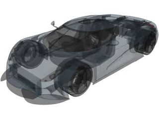 Koenigsegg Regera (2017) 3D Model preview