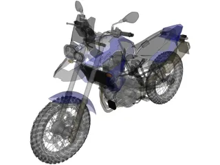 BMW F800 GS (2008) 3D Model preview