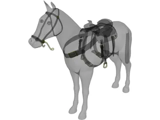 Horse 3D Model preview