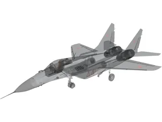 MiG-29A Fulcrum 3D Model preview