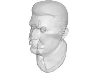 Joseph Stalin Bust 3D Model preview