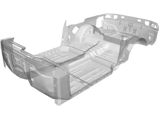 Underchassis 3D Model preview