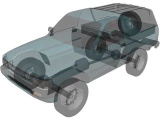 Opel Frontera Sport (1992) 3D Model preview