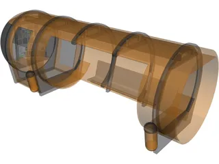 Bus Stop 3D Model preview