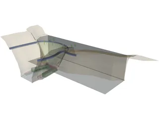 River Hoover Dam 3D Model preview