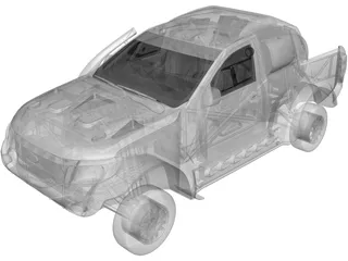 Ford Ranger Rally 3D Model preview
