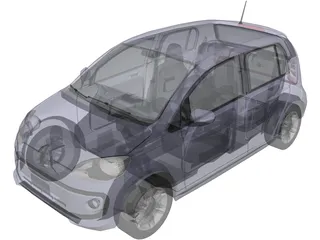 Volkswagen UP (2016) 3D Model preview