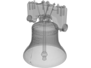 Liberty Bell 3D Model preview