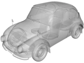 Subaru 360 (1958) 3D Model preview